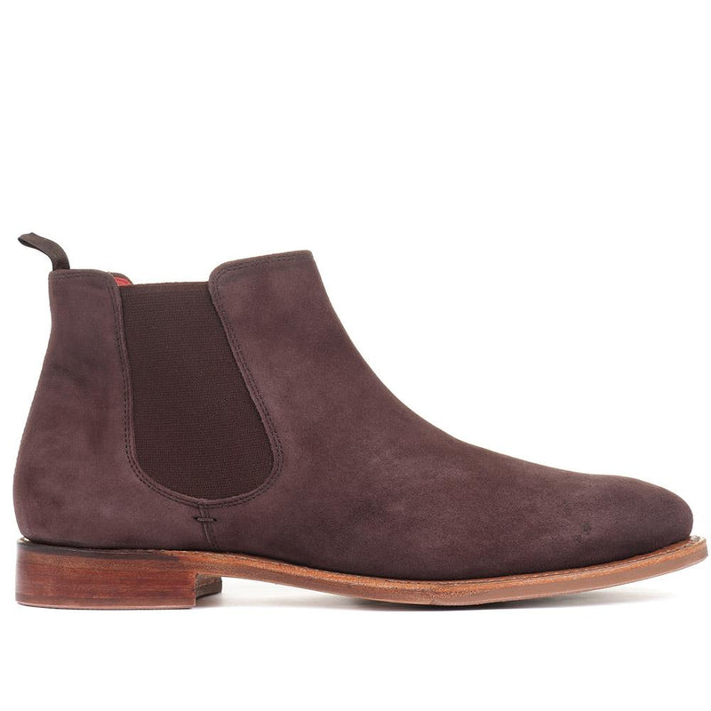 Primrose Goodyear Welted Suede Chelsea Boots - PRIMROSE / 318 194