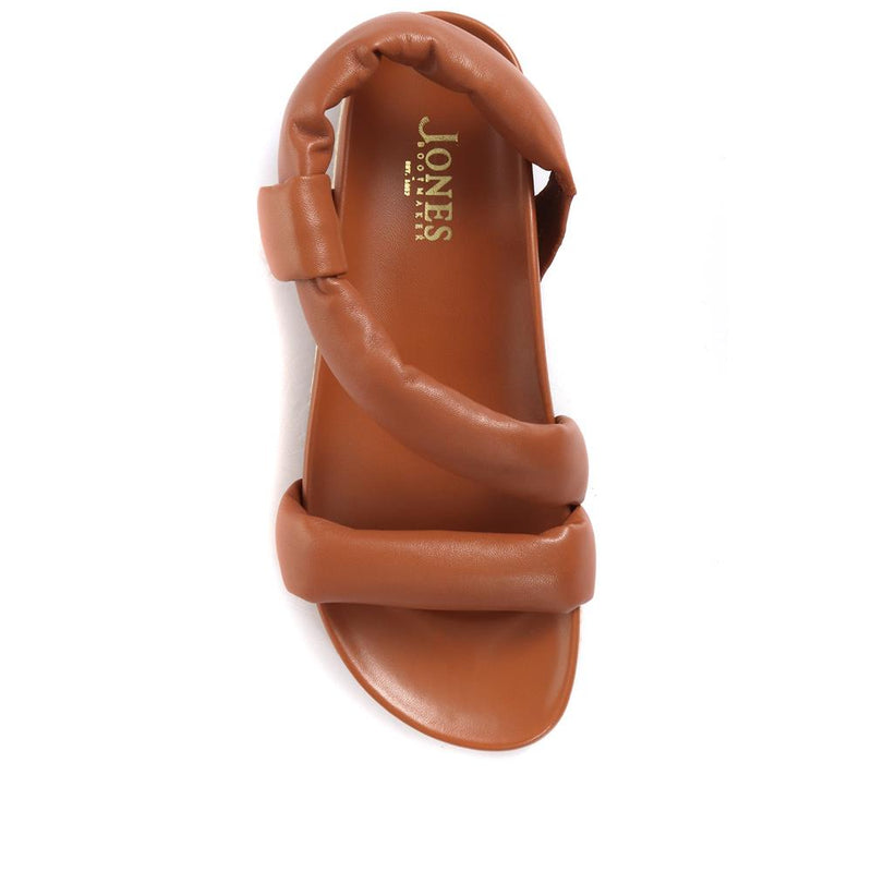 Mount Hope Leather Flatform Sandals - MOUNTHOPE / 319 936