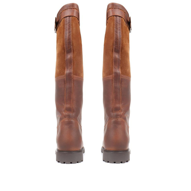Acorn Long Leather Boots - BARBR34513 / 320 312