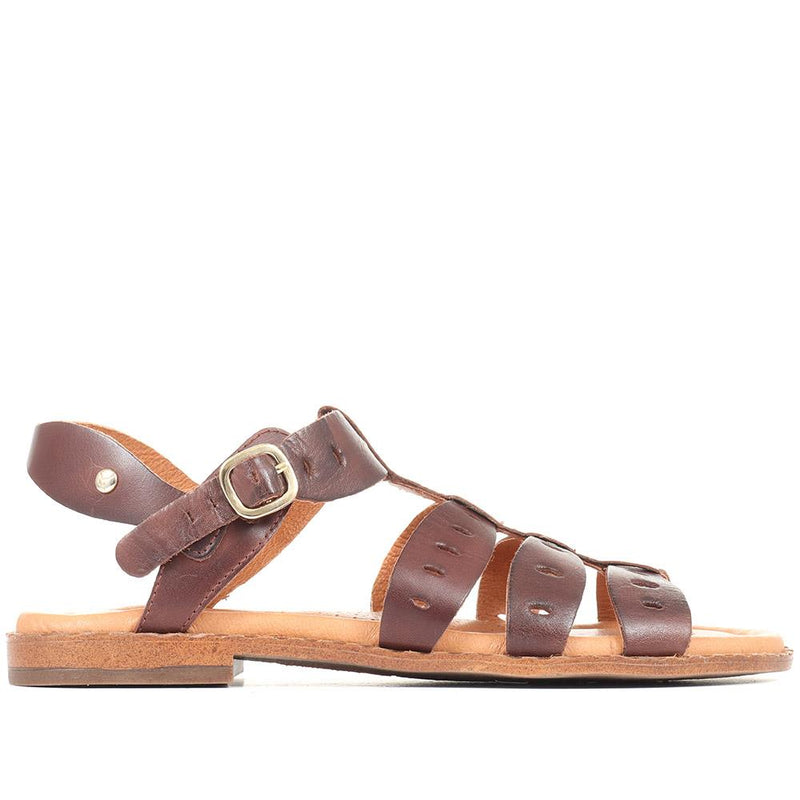 Leather Gladiator Sandals - PIKO35501 / 322 083