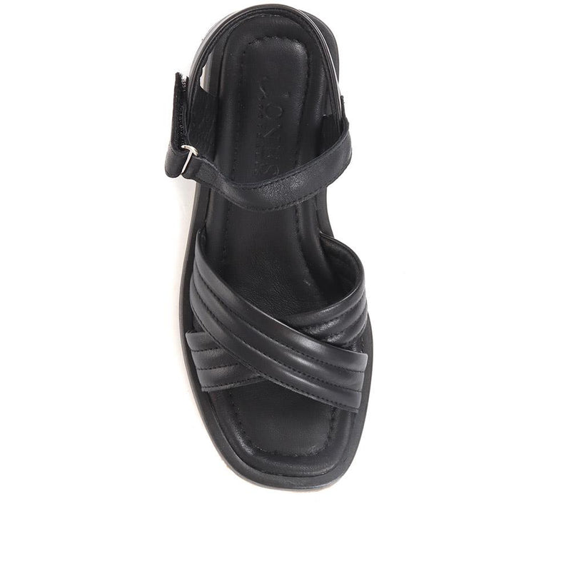 Maera Leather Platform Sandals - MAERA / 322 402