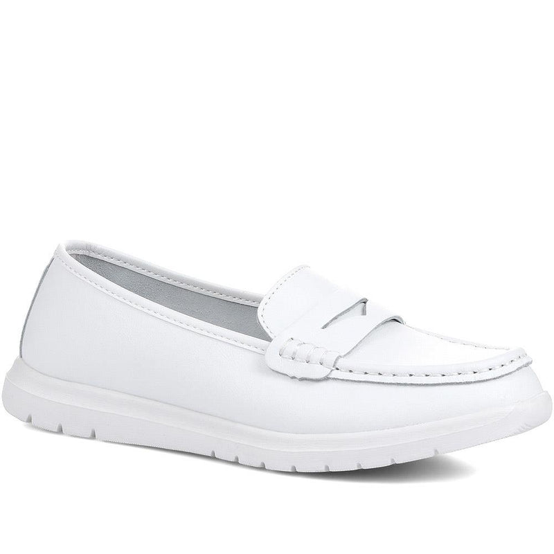 Wide Fit Touch-Fasten Loafers - BRK35019 / 322 347